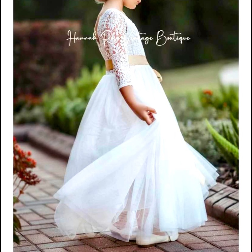 Hannah Rose Vintage Flower girl dress size 10/12